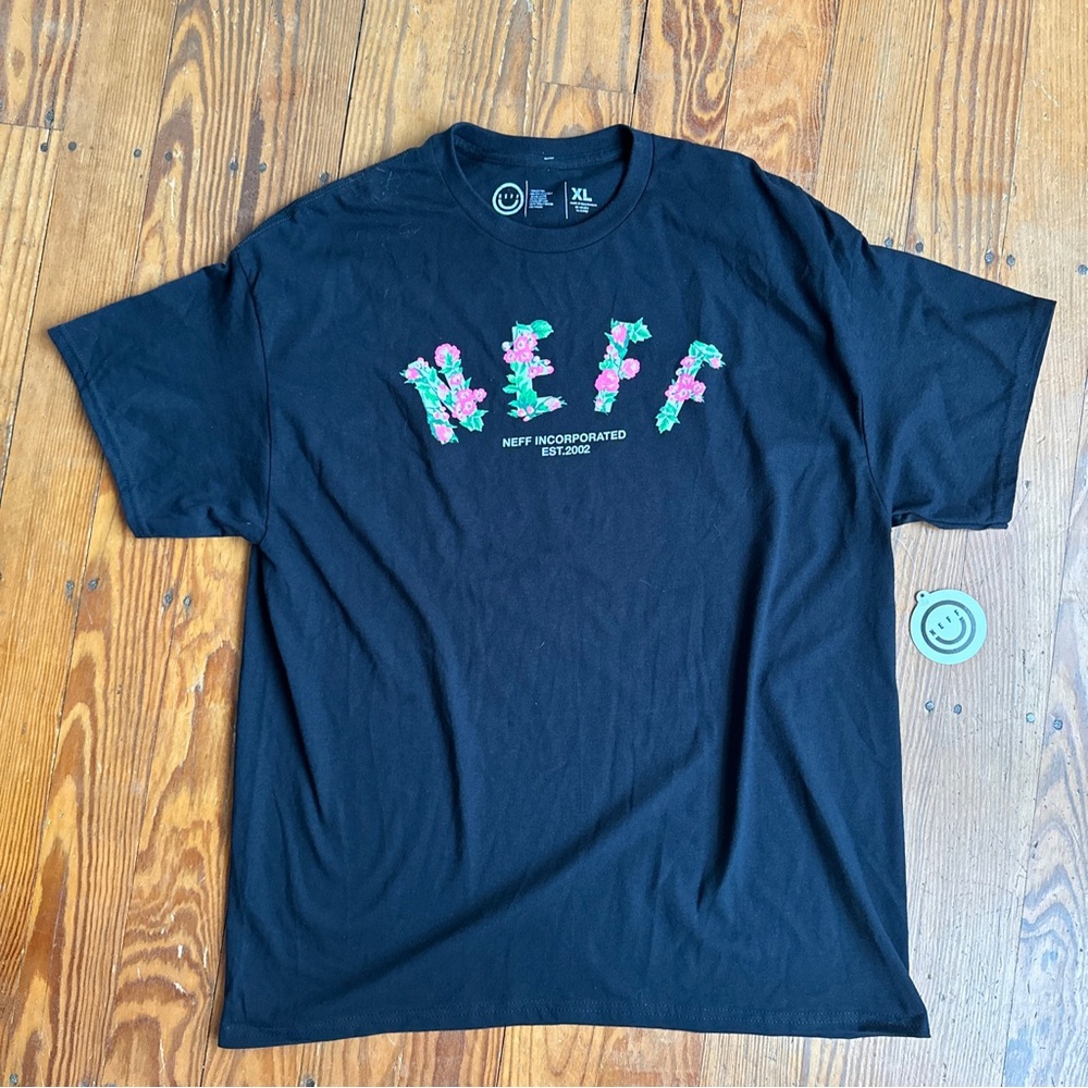 Neff Company Men’s Black Graphic T-shirt